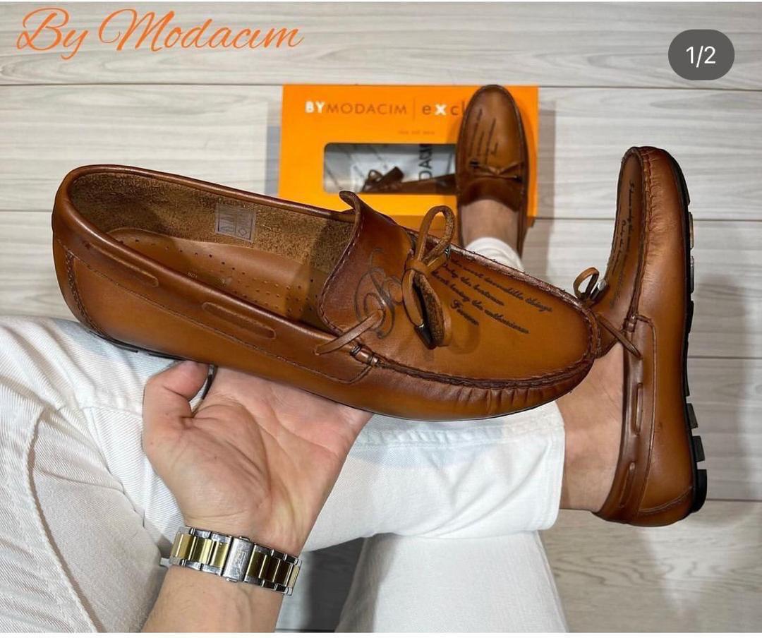 Mocassins en cuir pour homme