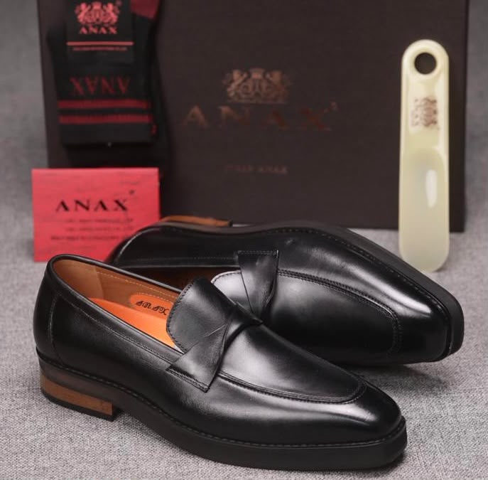 Mocassins en cuir pour homme de la marque ANAX.