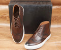 Bottines hybrides de style bottine wingtip sneaker