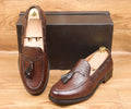 Mocassins à pampilles (tassel loafers) pour homme
