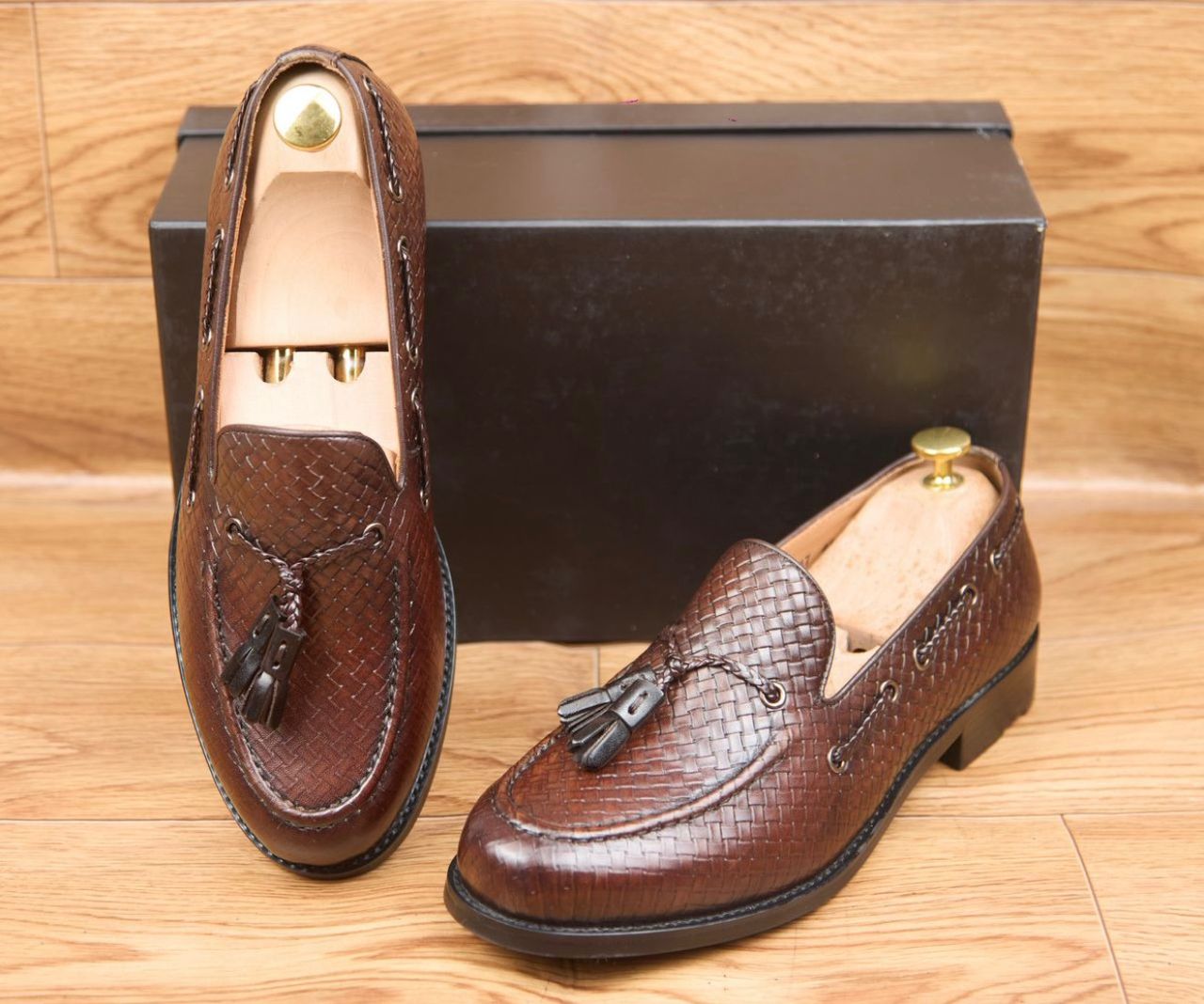 Mocassins à pampilles (tassel loafers) pour homme