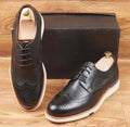 Chaussures richelieus / derbies richelieu pour homme en cuir marron
