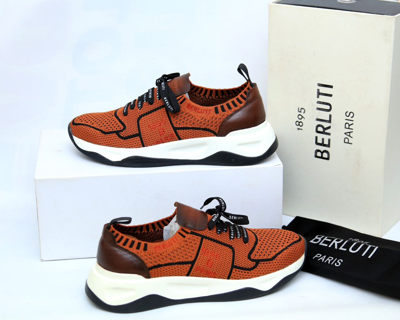 Basket emblématique Berluti Shadow (Elle combine le savoir-faire bottier de la maison de luxe française avec un esprit urbain et sportif)