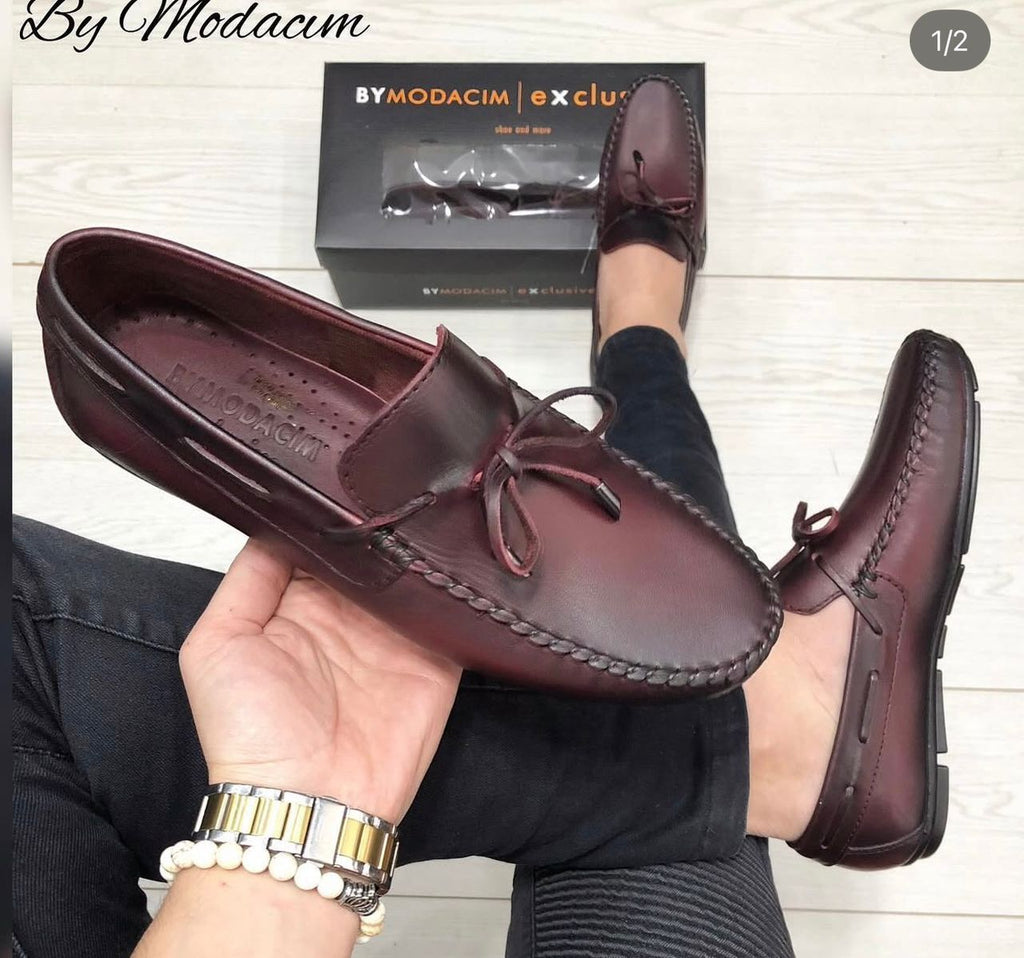 Mocassin pour homme (modèle de type "Driver" ou chaussure de conduite) de la marque By Modacim