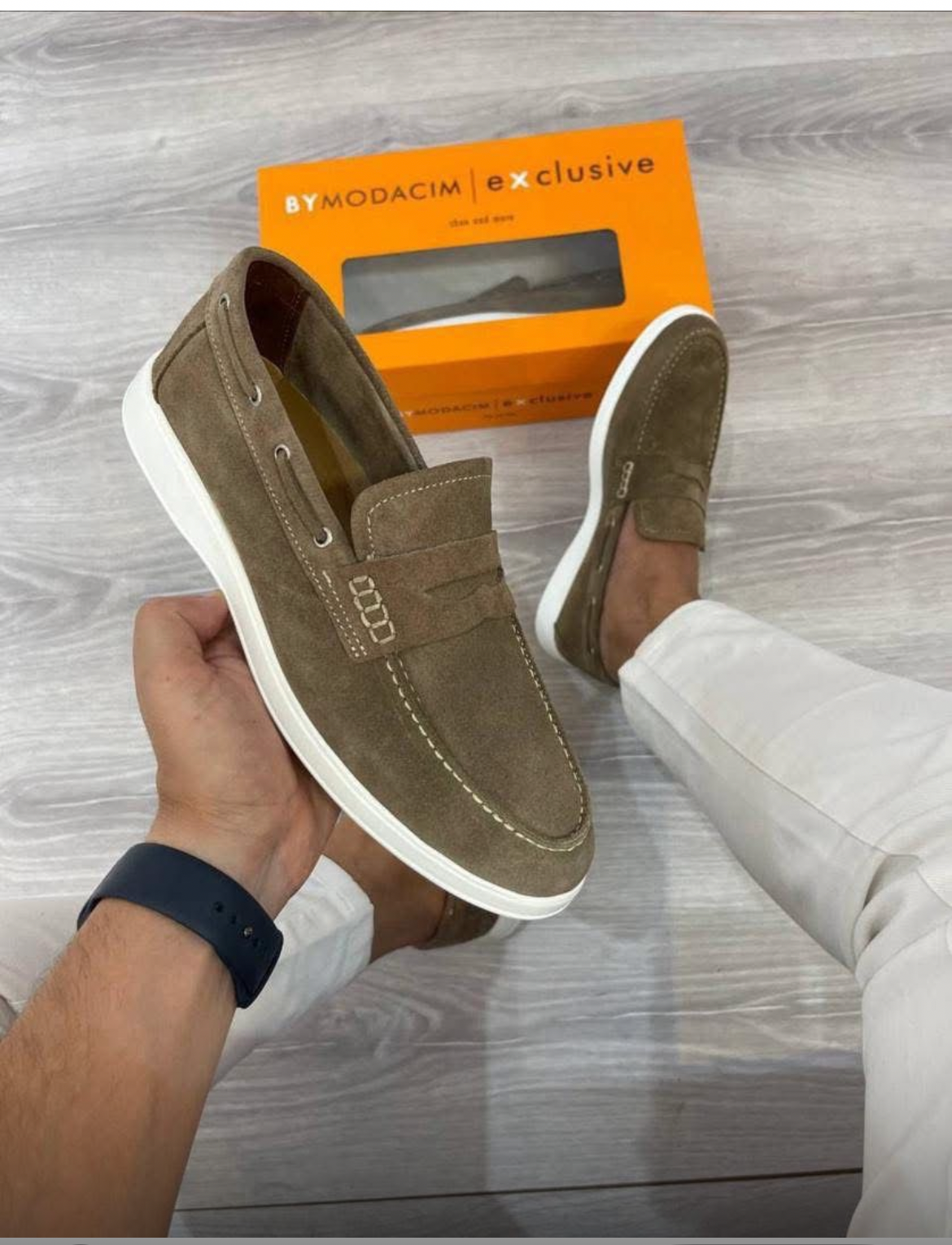 Mocassin d'été de type "Penny Loafer" ou "Summer Walk"