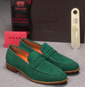 Mocassin Penny Loafer pour homme en daim