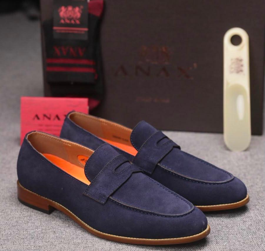Mocassin Penny Loafer pour homme en daim