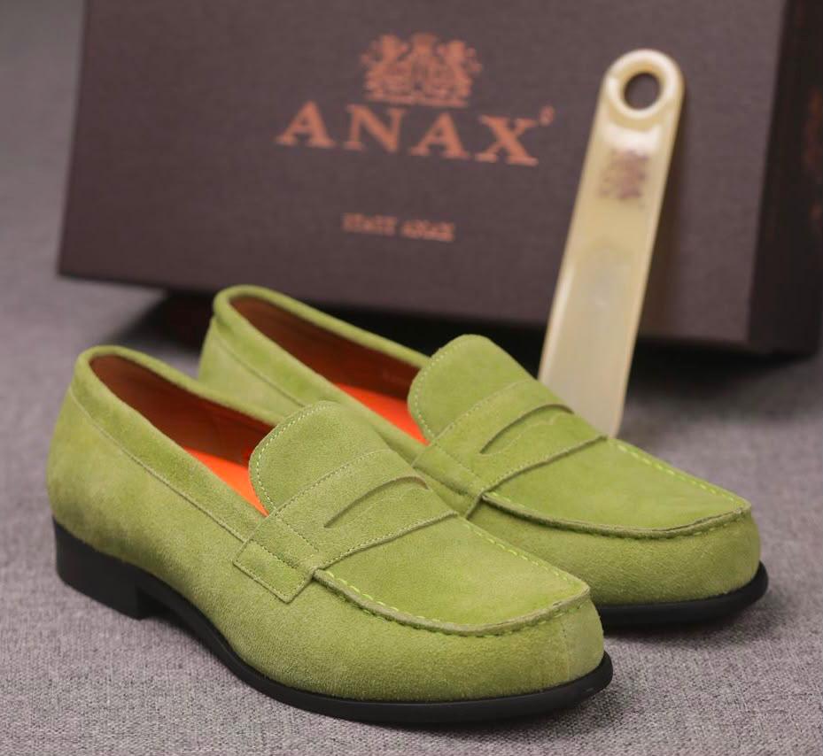 Mocassin Penny Loafer pour homme en daim