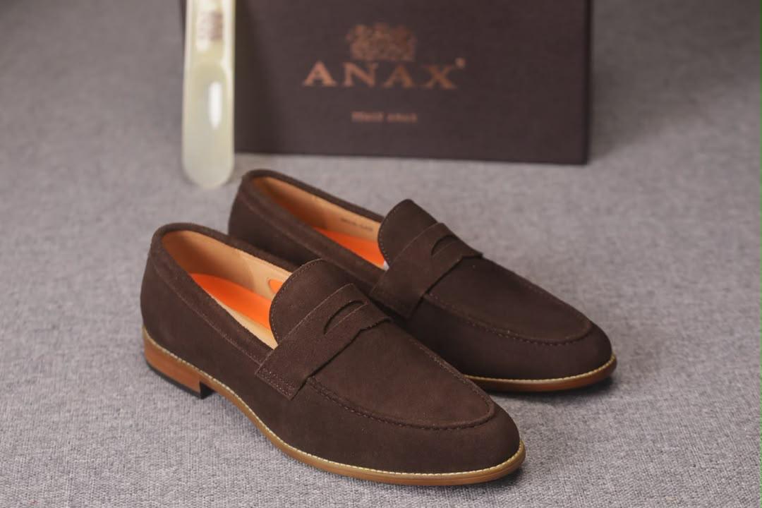 Mocassin Penny Loafer pour homme en daim