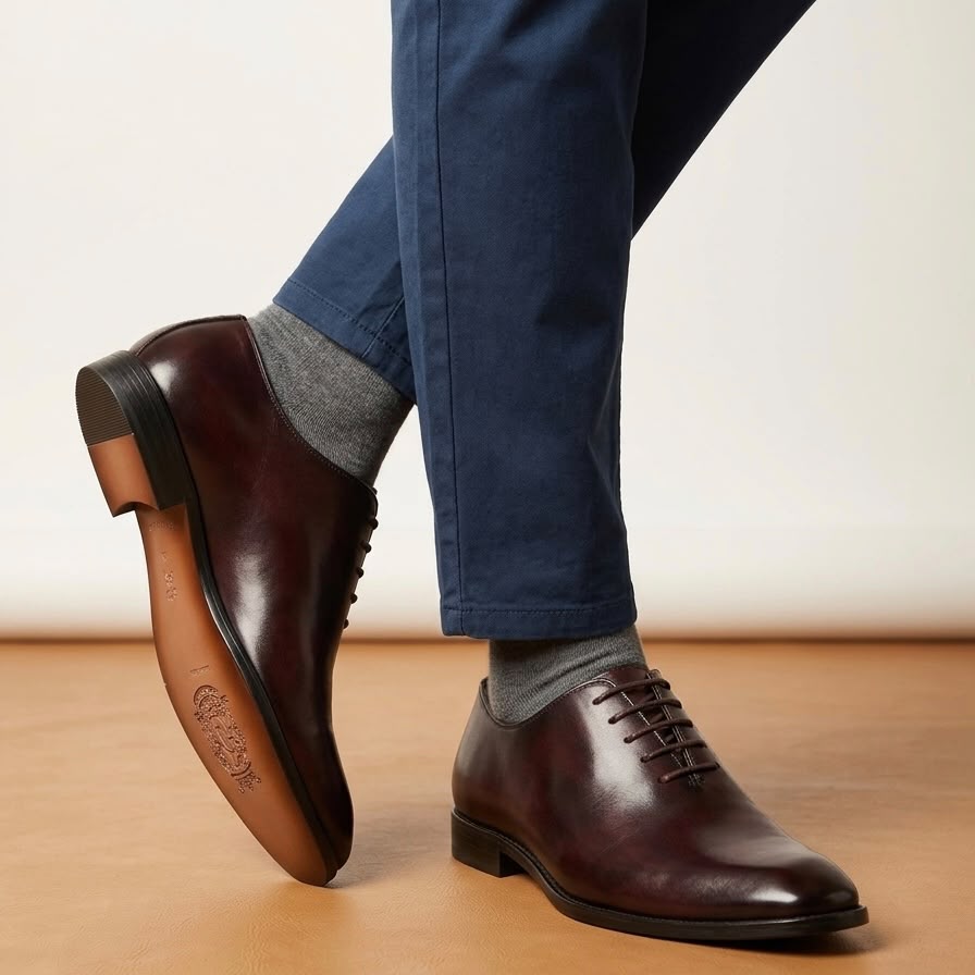 Richelieu « One Cut » (ou Wholecut en anglais) pour homme