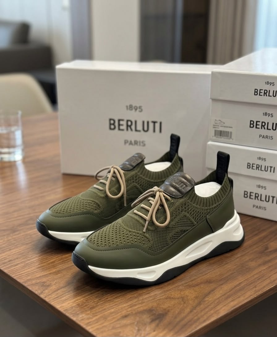 Basket « Shadow » de la maison de luxe française Berluti