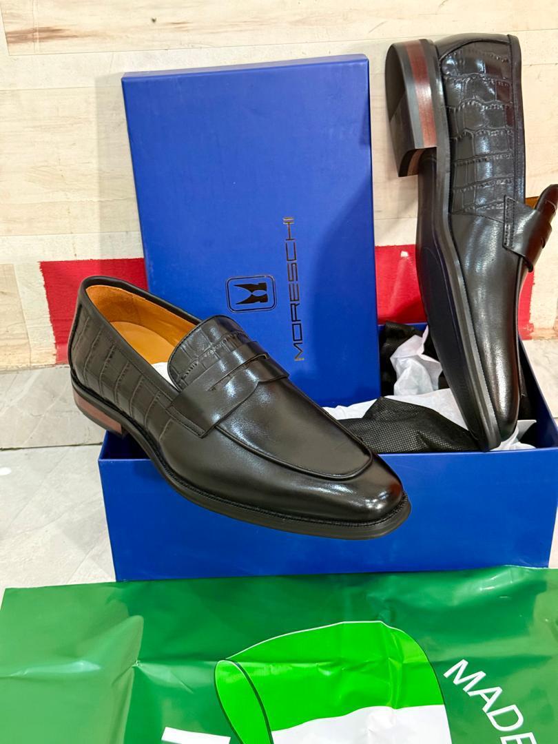 Mocassin (Penny Loafer) de la marque de luxe italienne Moreschi.