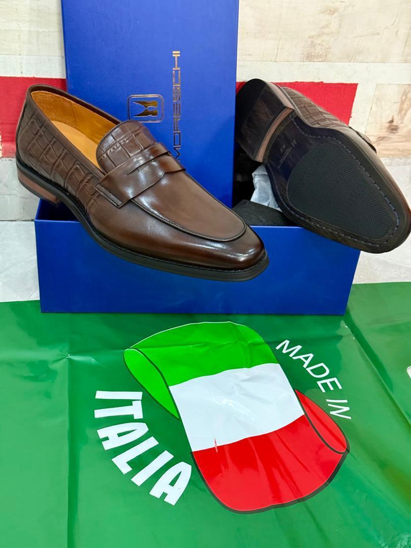 Mocassin (Penny Loafer) de la marque de luxe italienne Moreschi.