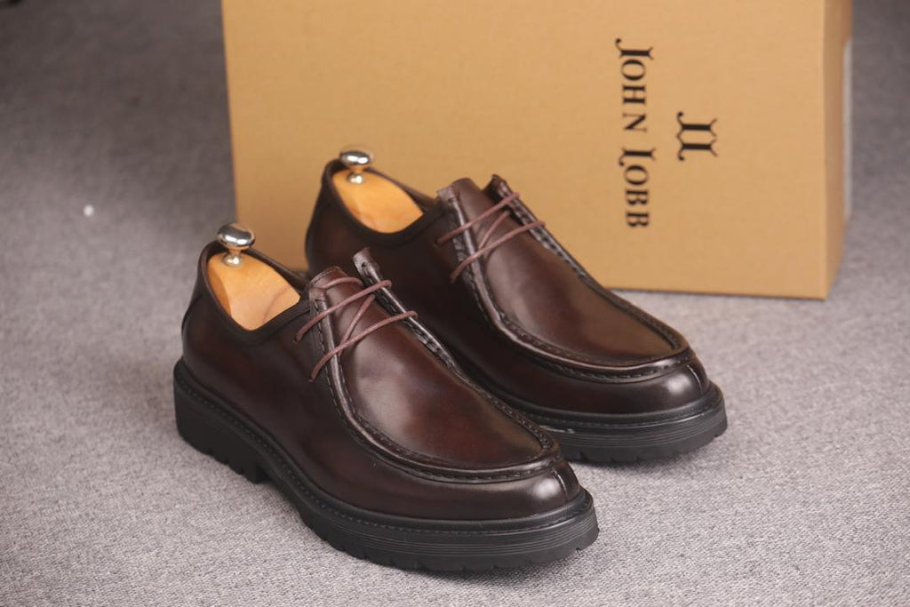 Chaussure derby de style tyrolien