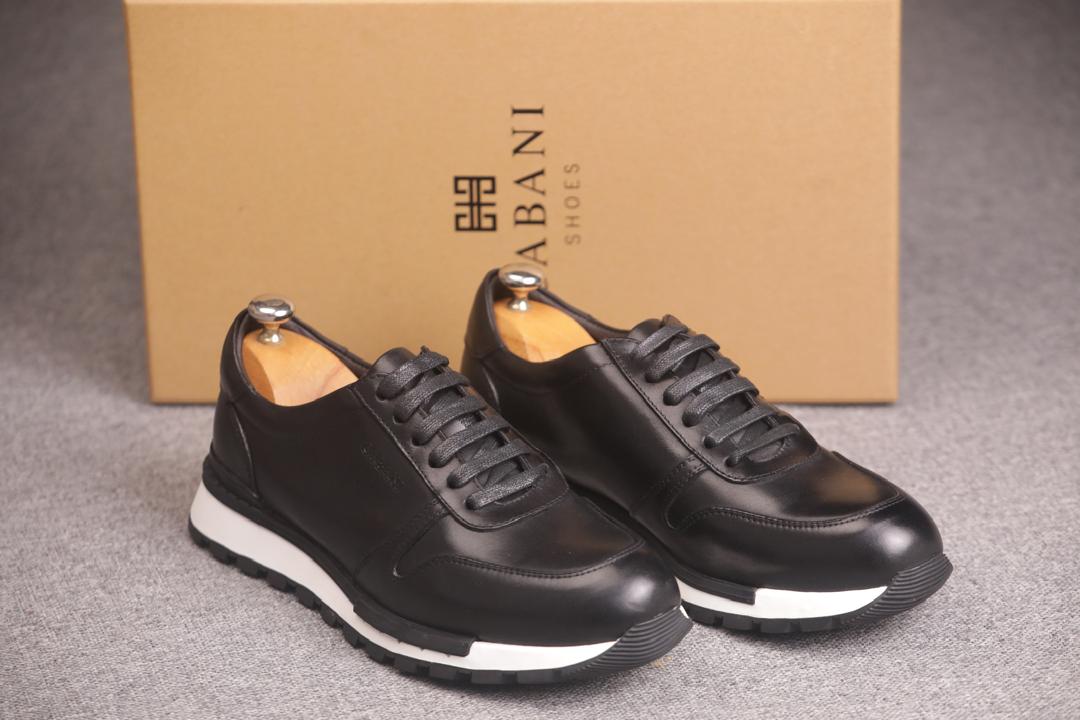 Baskets habillées en cuir pour homme de la marque GABANI SHOES