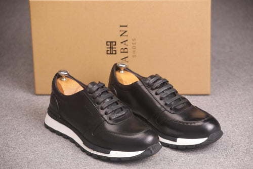 Baskets habillées en cuir pour homme de la marque GABANI SHOES