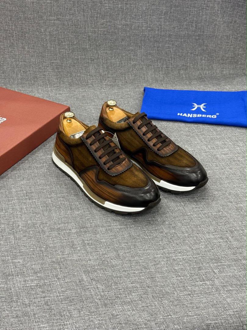 Sneaker de luxe pour homme de la marque turque Hansberg